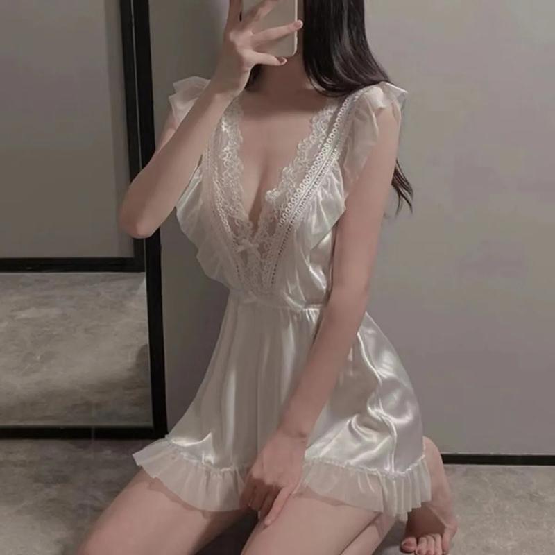 Bộ Đồ Ngủ Nữ, Gợi Cảm, Bộ Đồ Mặc Nhà, Nhẹ, Váy Hai Dây, Thoải Mái, Váy Ngủ, Váy Dạ Hội, Thích Hợp Cho Bữa Tiệc, Tuyệt Vời Làm Quà Tặng 4