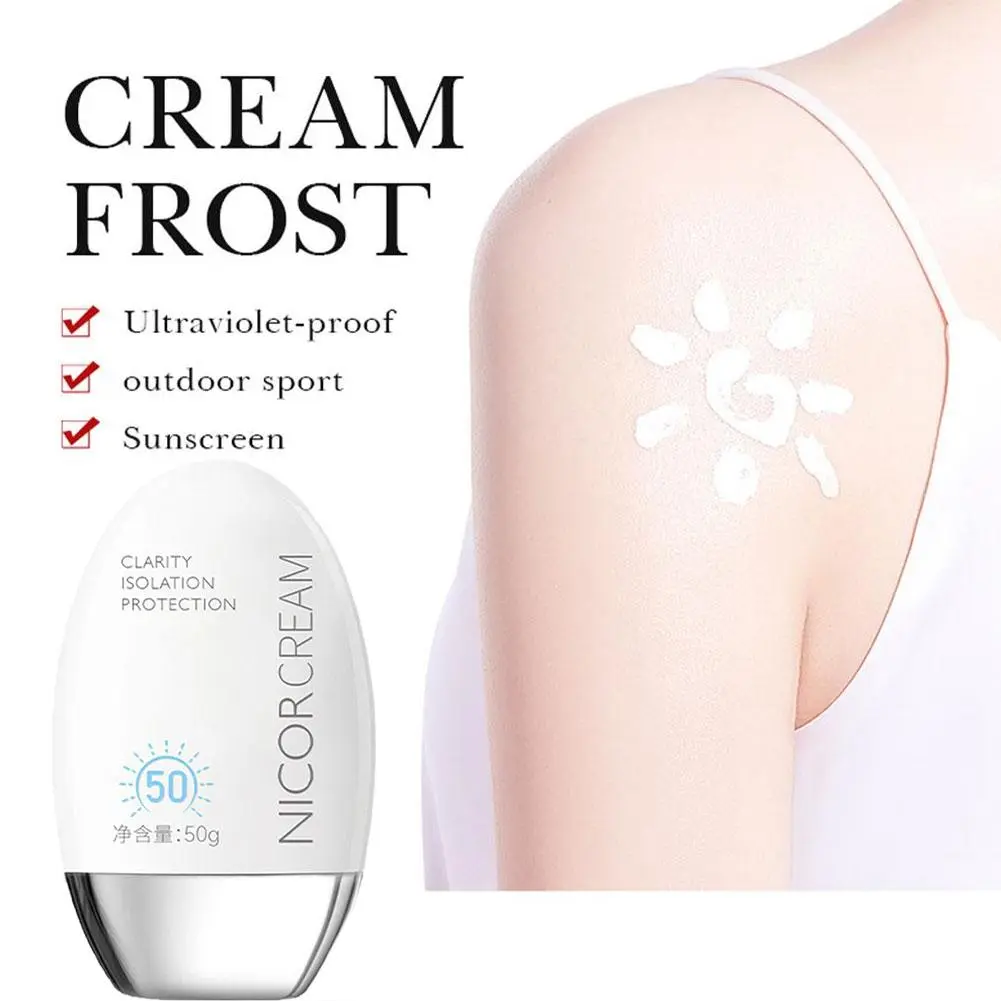 Nicor SPF50+ ​​Sunscreen UV Protection PA++++High Power Skin Sweat Face Sunscreen Summer C3N8