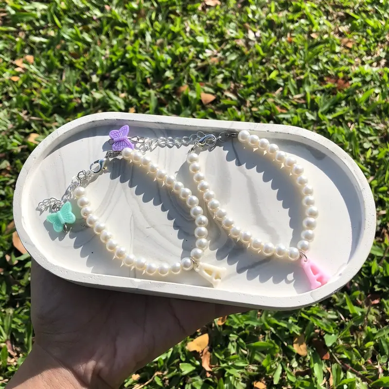 Gelang mutiara custom nama 1