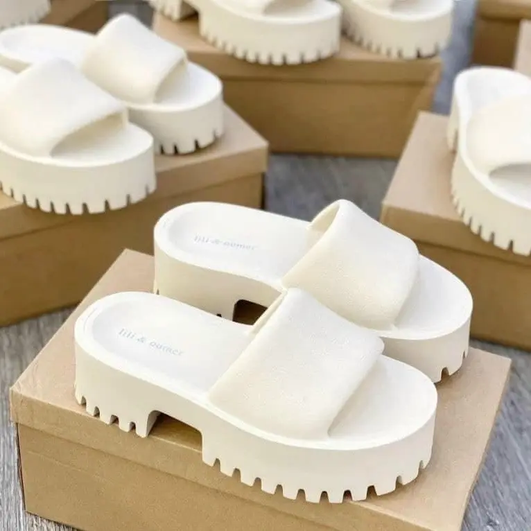 Dép nữ đế cao 6cm, hàng QCCC  (Lùi size ) depnuhottrend  2023