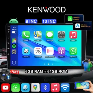 KENWOOD Android Mobil 6GB RAM 64GB ROM Head Unit 9 10 Inch GPS WiFi Bluetooth Kamera Mundur