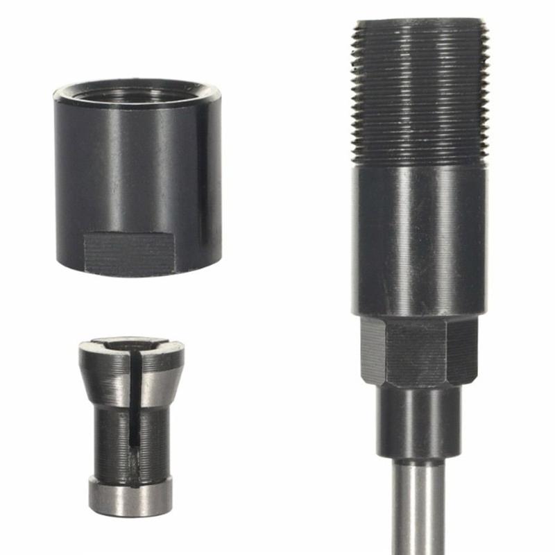 Product Introduction of Replacement Rust-proof Router Bit Extension Rod Universal Cemented Carbide Router Bit Adapter Durable Milling Drill Extension 15