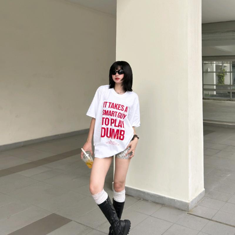 Áo Thun IN NỔI Local Brand Catchy DUMB AT28