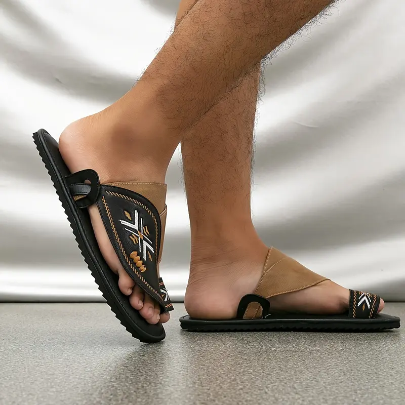 [Lightweight Men's] Comfortable and Lightweight Men's, Men's Sandals, Shoes, Arab Slides, Casual Flip Flops |   Gift Eld, Gift Ramadan Boy Footwear 4