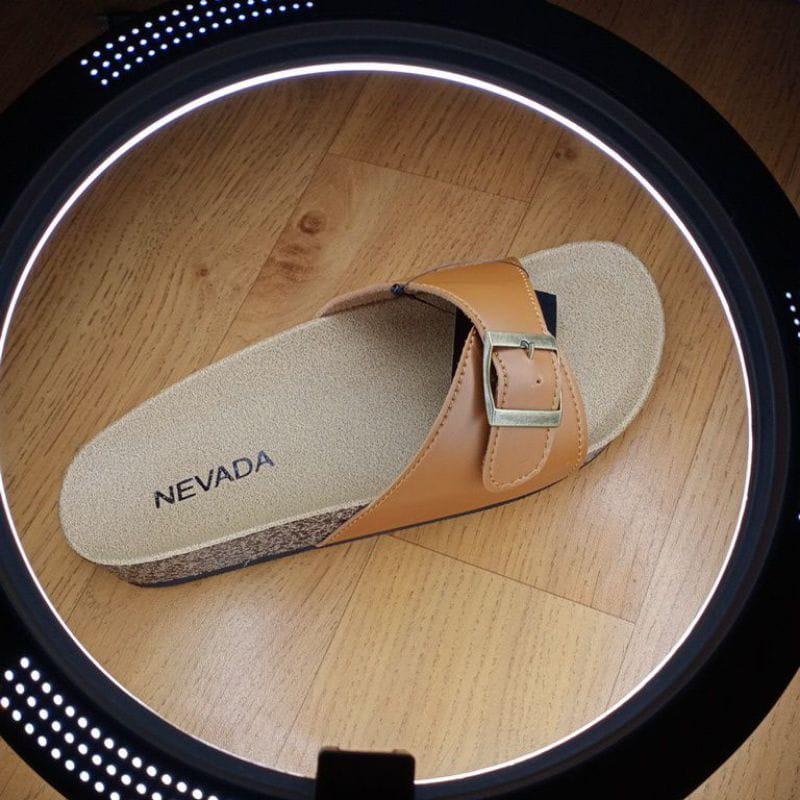 sandal nevada wanita sendal slop wanita terbaru Kasual sandalpuyuhfladeo 5