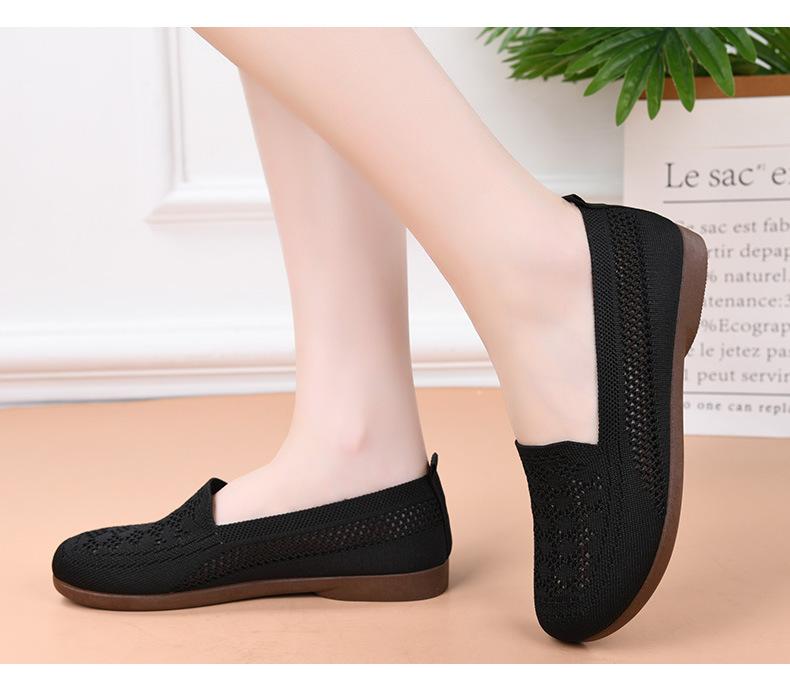 Product Introduction of Breathable Women's Shoes, Mesh Surface, Soft Sole, Low Cut Style, Casual Slippers, Suitable for Moms, Ready Stock Shoes 9