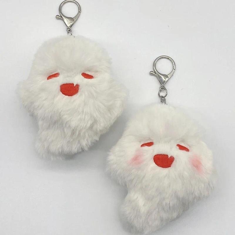 Product Introduction of Halloween Ghost Doll Anime Keychain Cute Ghost Kawaii Plush Stuffed Cartoon Decoration Keychain Bag Pendant Accessories Bag 7