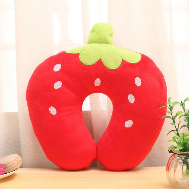 Product Introduction of Creative Cute Animal Panda Cat Bear Plush U-shaped Pillow Cervical Spine Neck Travel Portable Home Office for Children Lovely 24