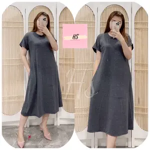 DRESS BATWING OVERSIZE FIT XXL Musim panas