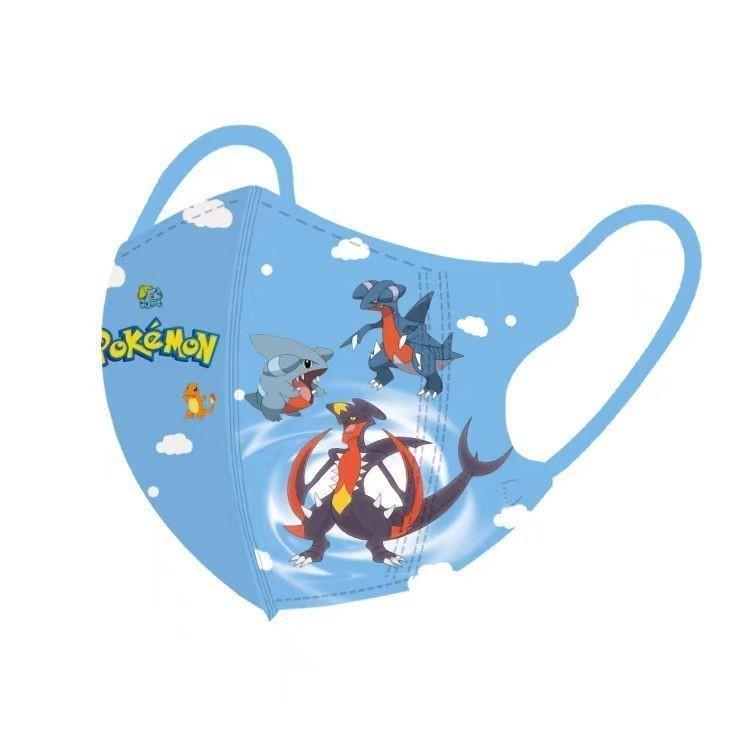 Product Introduction of Independent Packaging Pokemon 3D Children's Masks 50pcs Cute Cartoon Pocket Monster Series Student Masks Pikachu Kids Mask 17