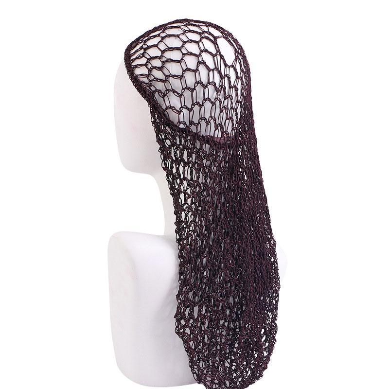 Product Introduction of Women Hand Crochet Hair Woven Hair Net Hair Cap Night Sleep Cap Wig Protective 27