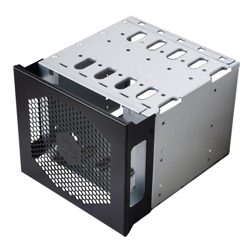 Large Capacity HDD Hard Drive Cage Rack 5.25 Inch to 5X 3.5 Inch SAS SATA Hard Drive Disk Tray for Computer Accessories 7
