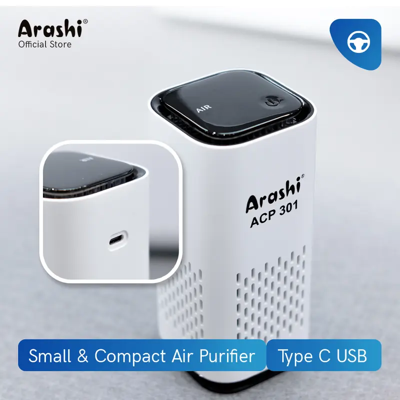 Arashi ACP 301 Car Purifier Portable with HEPA Filter 1