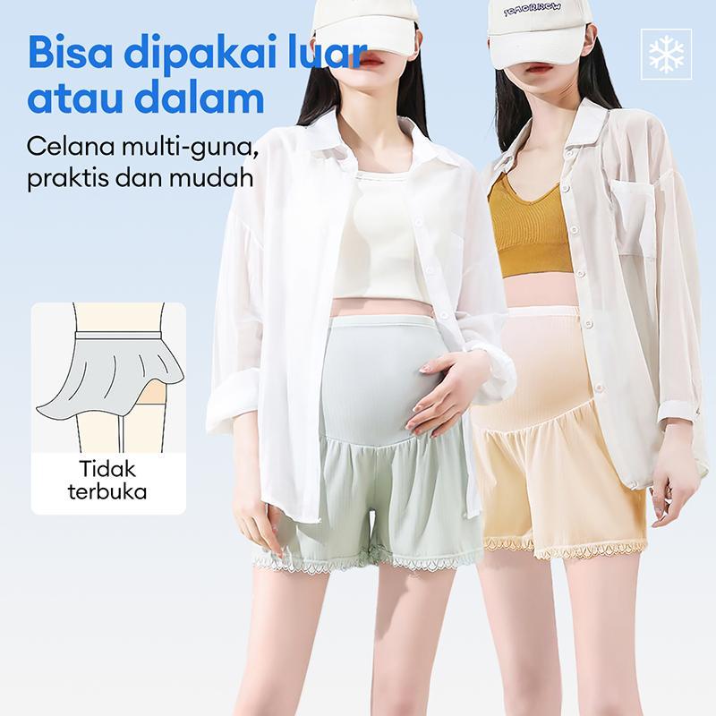 Celana Pengaman Perut Hamil Katun Adem Nyaman Untuk Dalam Rok 223+224