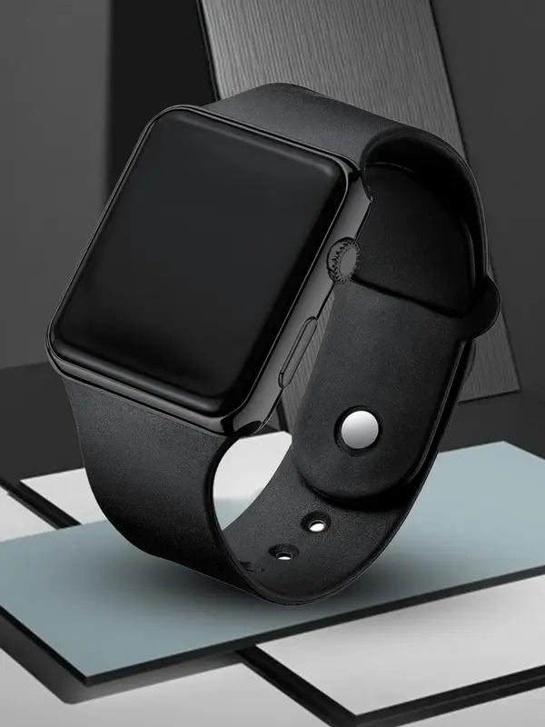 Sport Led Digital Smartwatch, Women's Silicone Electronic Wrist Watch without Box 4