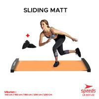 Gambar SPEEDS Sliding Mat Matras Yoga Sports Fitness Gym Glide Seluncur Alat Olahraga Busa Leg Exercise 027-22 - Orange 140cm dari Calary Toys Kab. Tangerang 1 Tokopedia