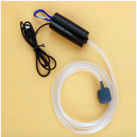 FULL SETKL READYPortable Mini USB Aquarium Fish Tank Oxygen Air Pump Mute betta ikan