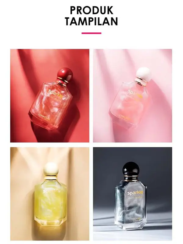 LONKOOM PARFUM CHRISTMAS GIFT Sparkle Seduction dan Tender Embrace EDP 100ml Parfum Wanita Premium Wangi Tahan Lama Vanilla Women Black Perfume 5