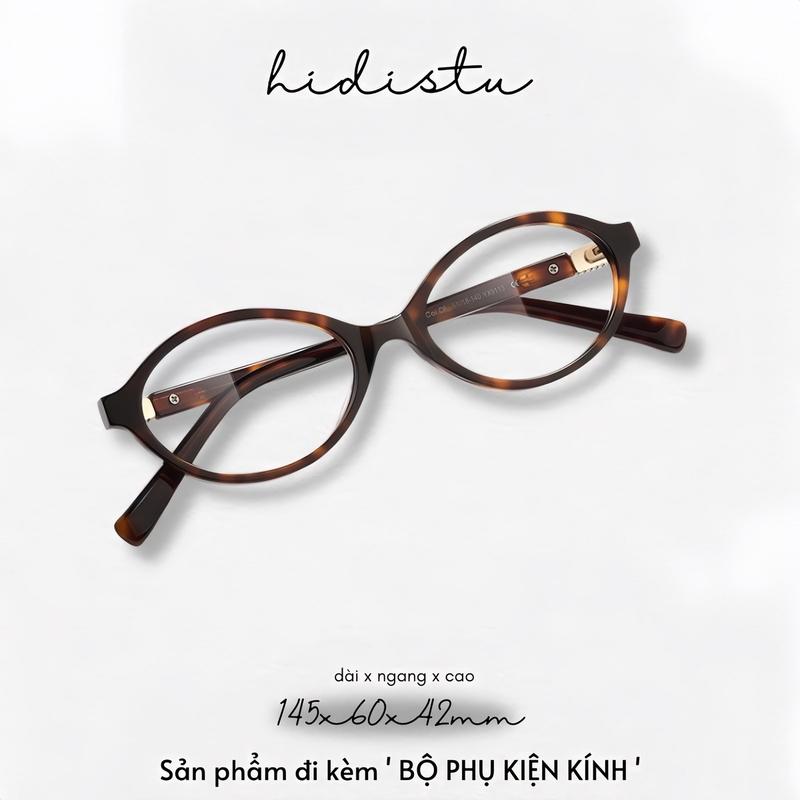 ÁI VY PICK Gọng kính mắt oval MIS. Dáng kính trung bình to phù hợp mặt nhỏ vừa to. Hidi Studio Eyewear