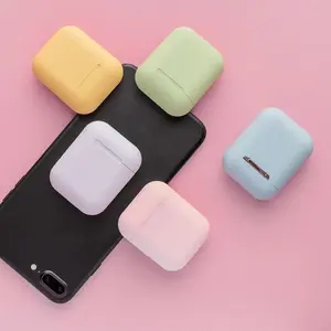 GINGGER - Headset Blueto0th nirkable TWS dengan Mikrofon Earbud Stereo Earphone Wireless Bass