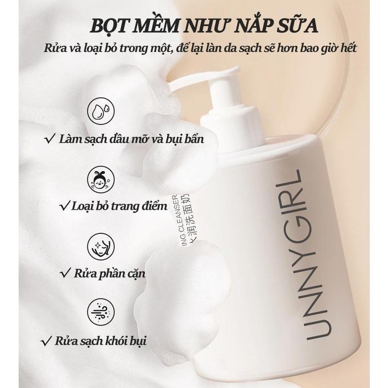  Sữa rửa mặt dành cho da dầu dung tích 500ml - Kết hợp axit amin và dưỡng chất trắng da tạo bọt tinh tế làm sạch sâu cân bằng độ ẩm sử dụng an toàn hàng ngày -- sữa rửa mặt đam sữa rửa mặt hết mụn xà bông rửa mặt sữa rửa mặt nạ đất sét 