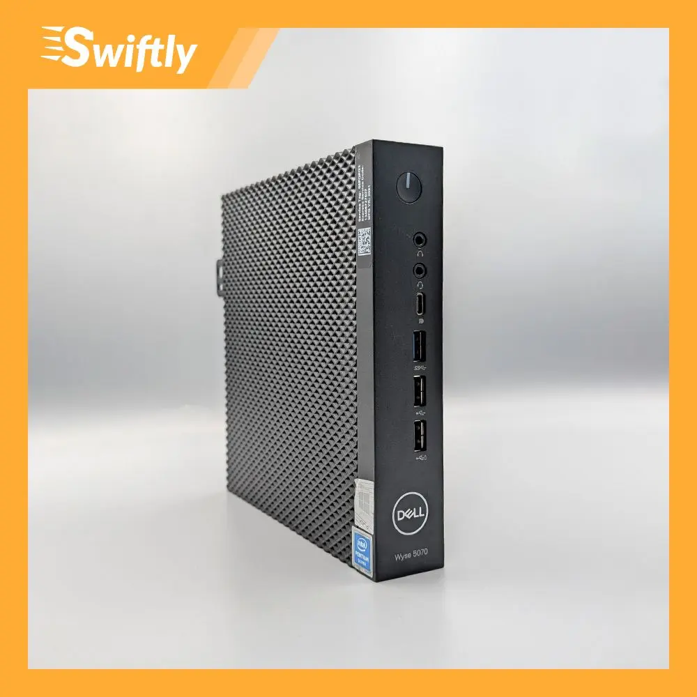 [Refurbished] Dell Wyse 5070 PC Desktop - Intel Pentium J5005 CPU (Quad Core 1.5 GHz) - 8GB Ram 256GB SSD