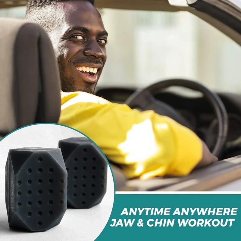 Product Introduction of New 40/50/60Lbs Jaw Exerciser Facial Chew Bite Muscle Portable Redefine Jawline Trainer Anti-stress Facial Trainer Double Chin Jawliner 16