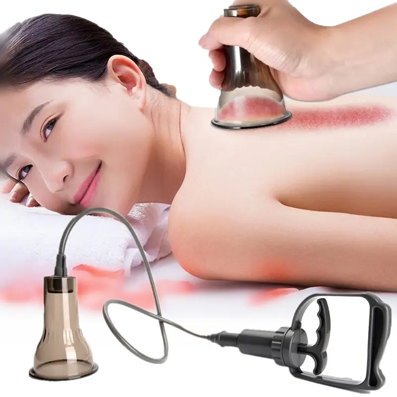 Suction Cups Massage Vacuum Cupping Body Negative Pressure Guasha  Cupping Cans For Massage Anti  Fat