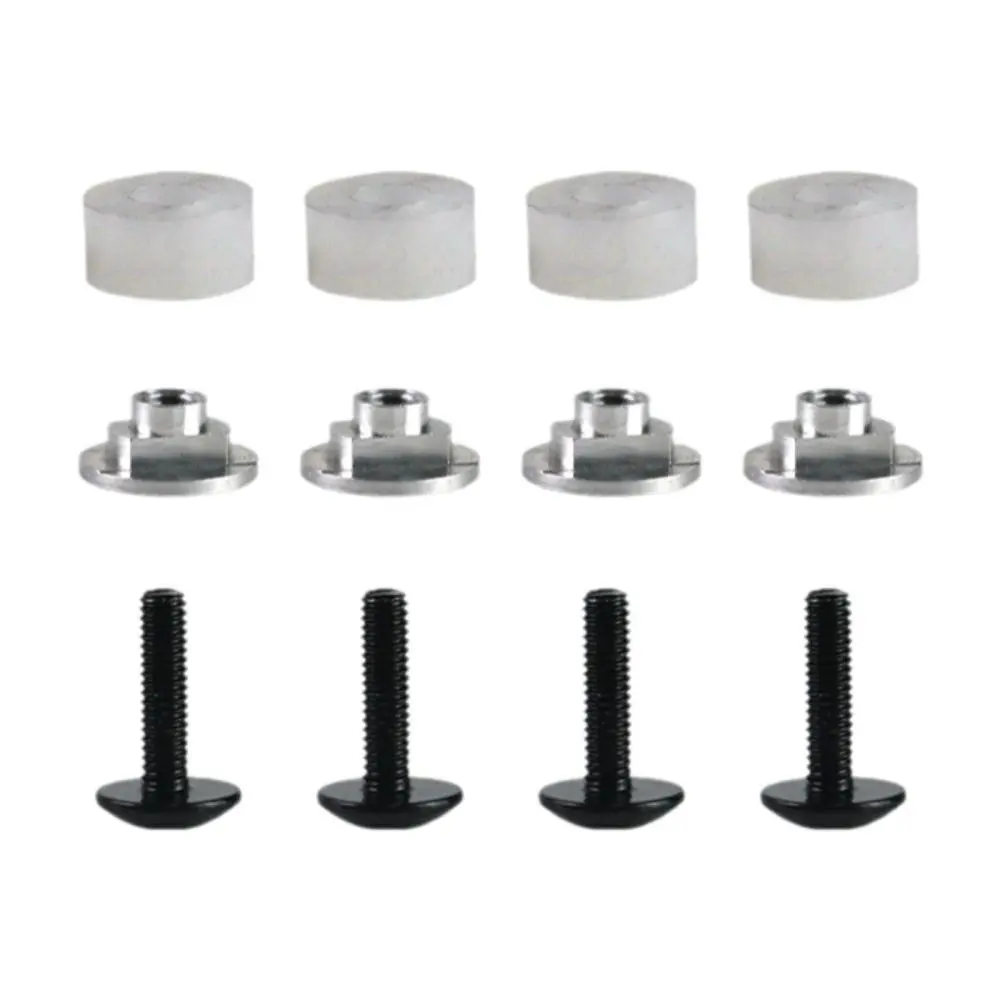 Ice Hockey Visor Hardware Kit M4 Screws Nuts Spacers Set Back up Hardwares Visor Accessories Safe Hockey Equipment Visor Spacers