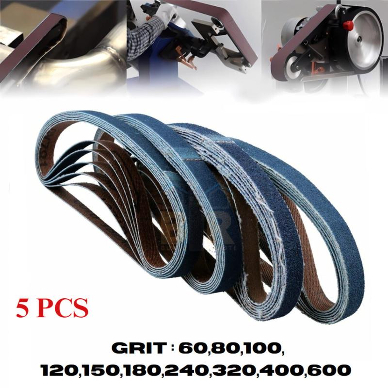 Sabuk Amplas Air Belt Sander Gerinda Handheld Grit 60/80/100/120/150/180/240/320/400/600 Logam 0