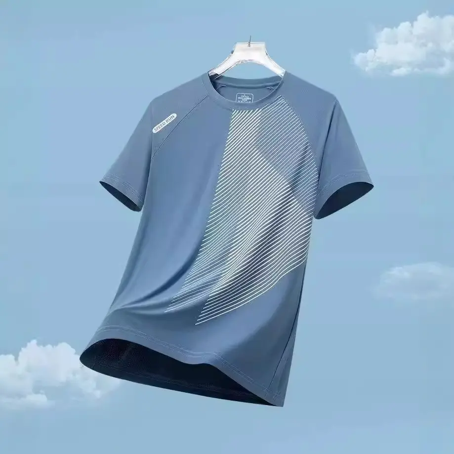 Men's Cooling Quick Dry T-Shirt - Summer Mesh Breathable Sport Tee for Hot Weather |   Lightweight Slim Fit Activewear Top |   Malaysia Singapore Thailand Market