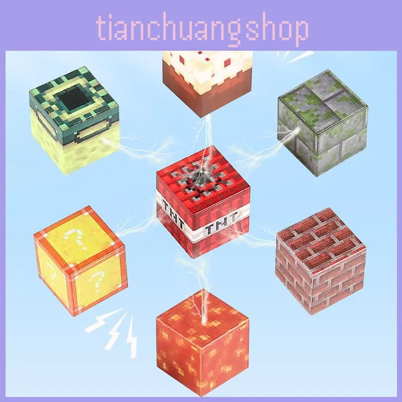 Khối Xây Dựng Từ Tính, Màu Sắc Tươi Sáng, Dành Cho Trẻ Em, Vui Nhộn Và Giáo Dục, Bộ Nam Châm Tự Làm Bộ Lắp Ráp Tháo Lắp Đồ Chơi Toy