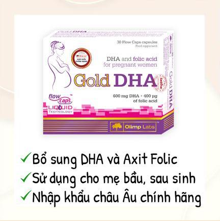 Product Introduction of Gold DHA [Chính Hãng] - Thực phẩm bảo bệ Sức Khỏe Cho Bà Bầu Vitamin 8