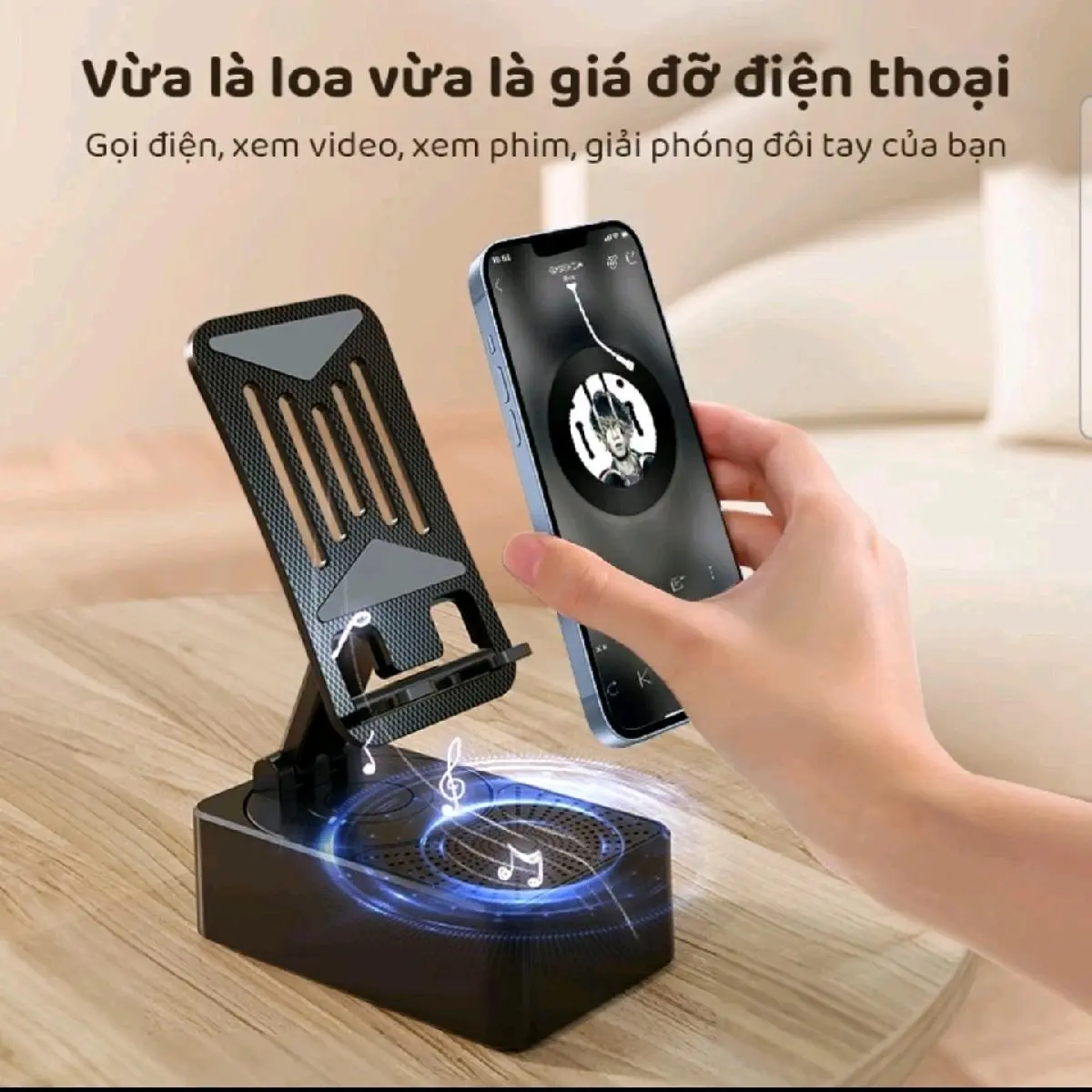 Giá đỡ điện thoại 3 trong 1 kèm sạc dự phòng + loa bluetooth đa năng tiện lợi thích hợp đem đi du lịch | BigBuy360 - bigbuy360.vn Giá đỡ điện thoại 3 trong 1 kèm sạc dự phòng + loa bluetooth đa năng tiện lợi thích hợp đem đi du lịch | BigBuy360 - bigbuy360.vn