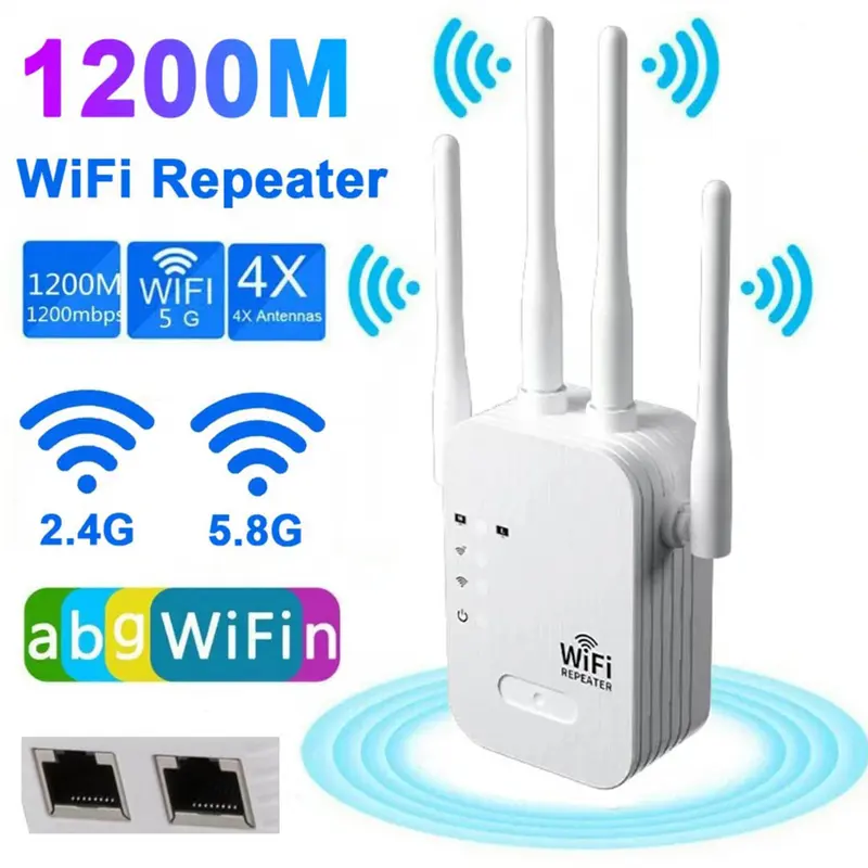 Wifi Extender Repetidor Wifi 1200mbps Penguat Sinyal Wifi Repeater
