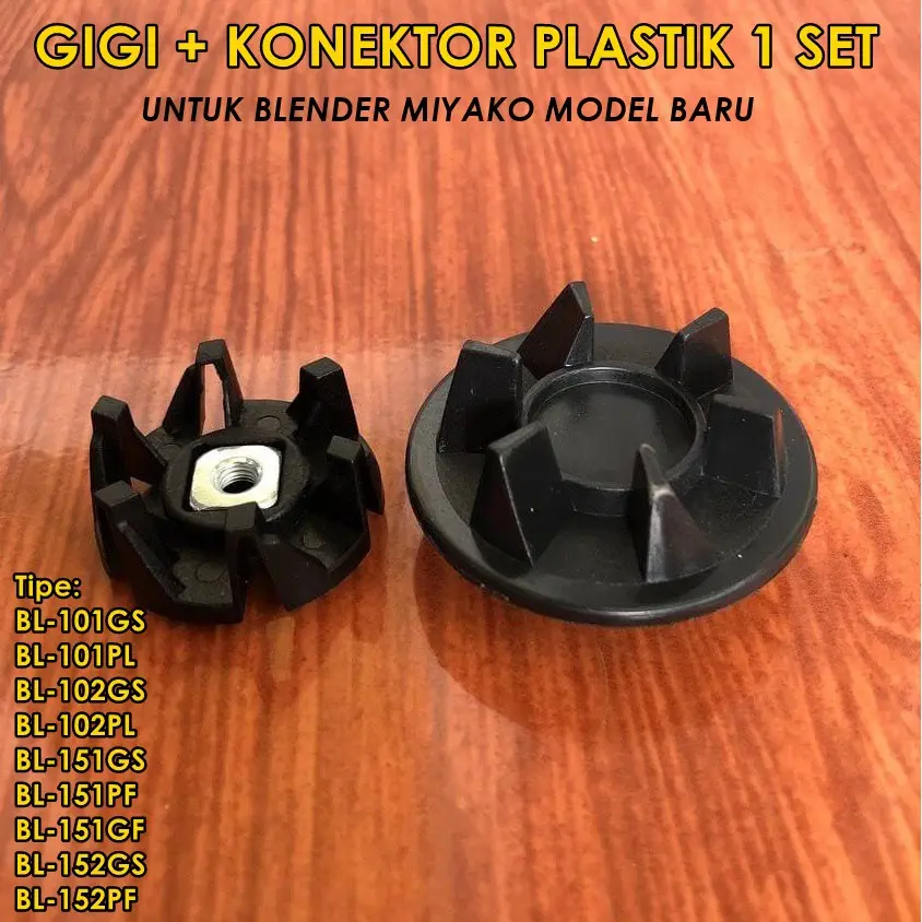 Konektor + Gear Gigi Blender Miyako Type Baru