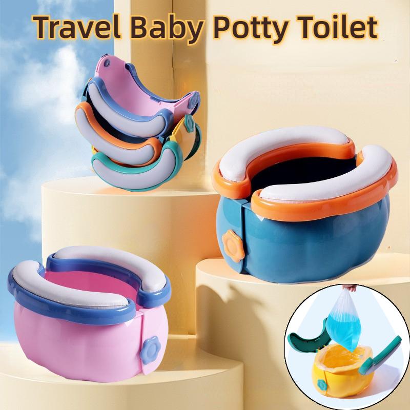 Product Introduction of Toilet Portable Anak Yang/Travel Baby Potty Toilet / Pispot Kekinian/Toilet Lipat untuk Balita Potty Portabel Anak Baby Potty Training Travel Potty Kursi 2