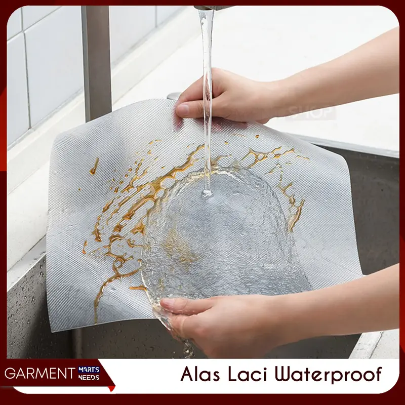 Alas Laci Lemari Waterproof Non Slip Tatakan Meja Kulkas Transparan Anti Lembab Drawer Cabinet Mat 5