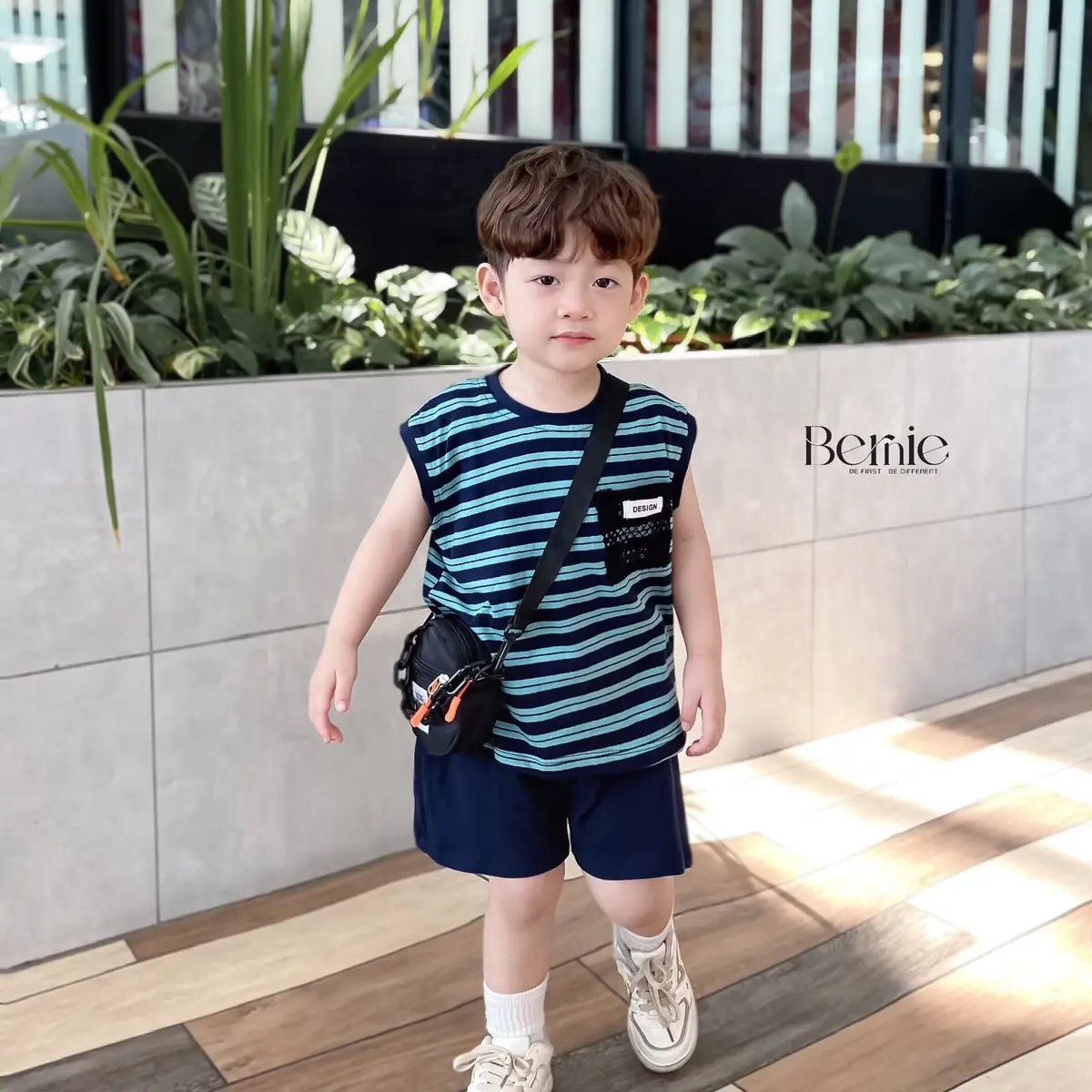 Set ba lỗ cho bé trai ( áo + quần). Chất liệu cotton