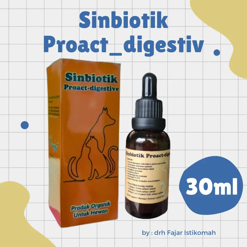 Sinbiotik Proact_digestiv 30ML makanan bayi kucing 0