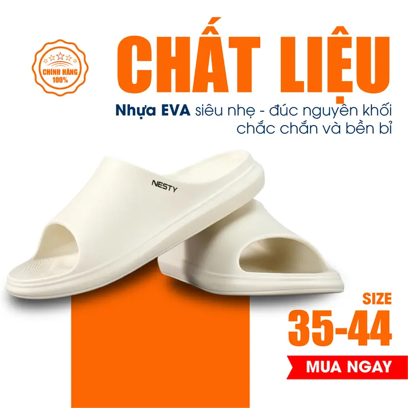 NE12 Dép Quai Ngang Chính Hãng NESTY Chất Liệu Nhựa EVA cao cấp 2