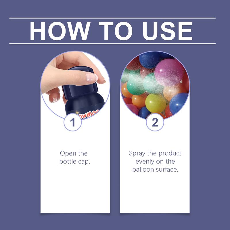 Product Introduction of Dowmoo Party Balloon Brightener Enhances Party Atmosphere Balloon Long-lasting Glossy Surface Texture Brightener 6