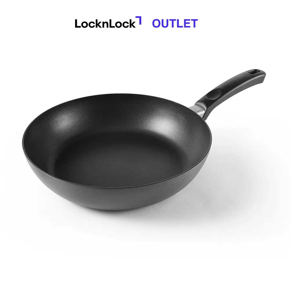 [Outlet] Chảo chống dính HARD&LIGHT LHB (KHÔNG DÙNG BẾP TỪ)  - Đường kính 28cm và 30cm- Màu đen màu đen (dùng cho bếp gas, bếp hồng ngoại)