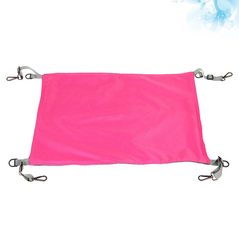 Cat Sleeping Mat Hammock Swing Refillable Cats Toys Two Sides 55*43cm Rosy 6