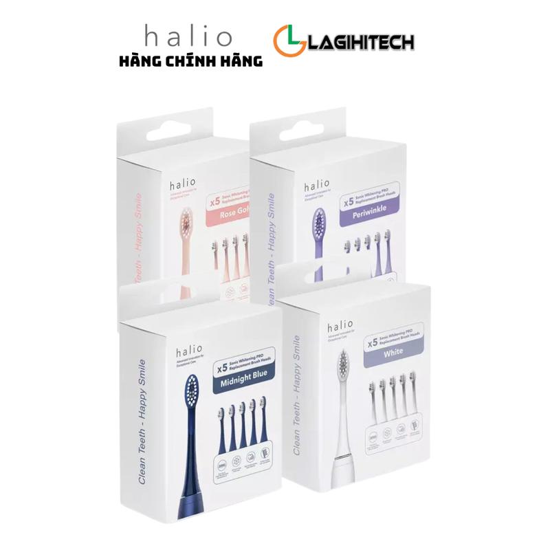 Đầu Bàn Chải Điện Halio Sonic Whitening PRO Toothbrush - Hàng Chính Hãng