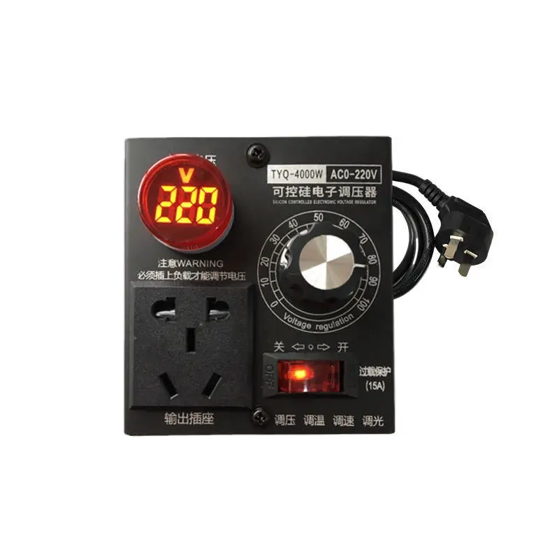 Bộ Điều Khiển Tốc Độ Động Cơ 220VAC WBT-4KW, Điều Chỉnh Điện Áp, Tốc Độ, Công Suất Động Cơ 7