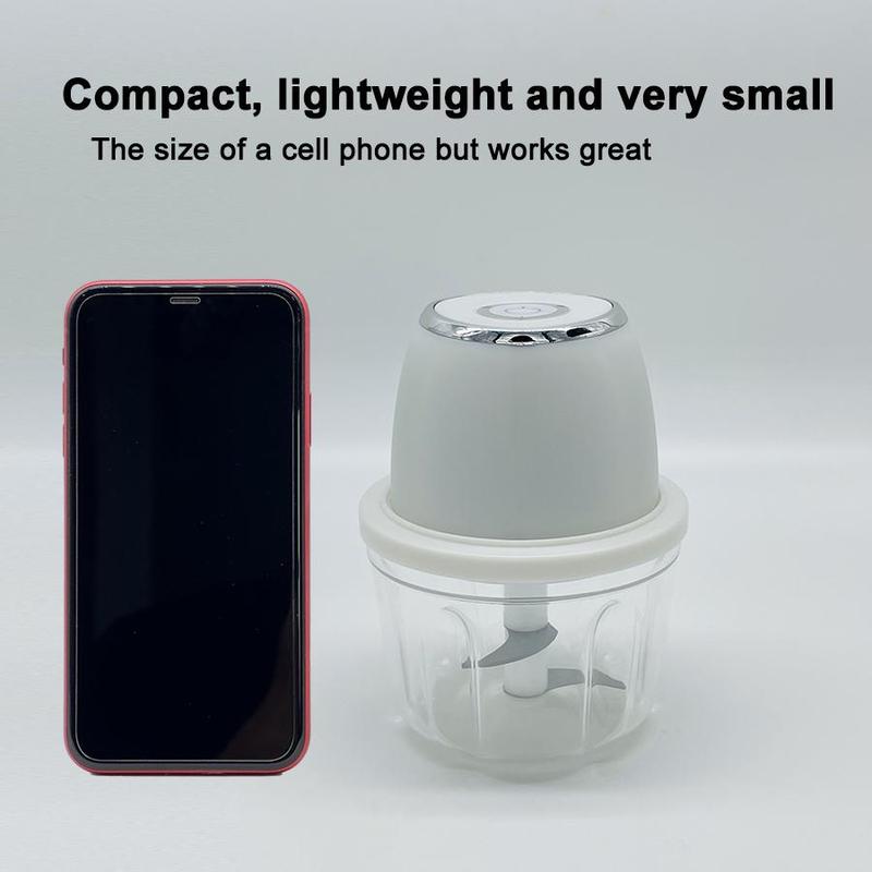 Multifunctional Wireless Electric Food Chopper, USB Rechargeable Meat Grinder, Multifunctional Household Food Blender Processor for Home Use, Kitchen Appliances, Household Appliances, Kitchen Gadgets 3