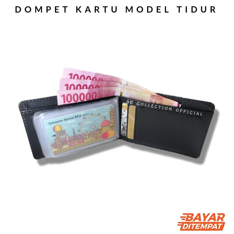 Dompet Kartu Pria Wanita 17 Slot Kartu model tidur Uang 3