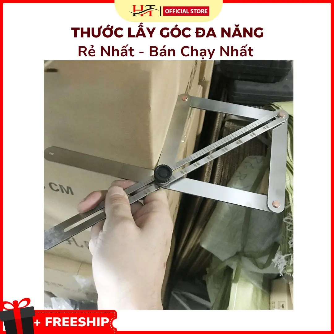 Thước Lấy Góc Đa Năng - Thước Chép Hình, Đa Góc, Lấy Mẫu Đa Năng Dùng Để Đo Góc Và Chép Góc (1 Chiếc)