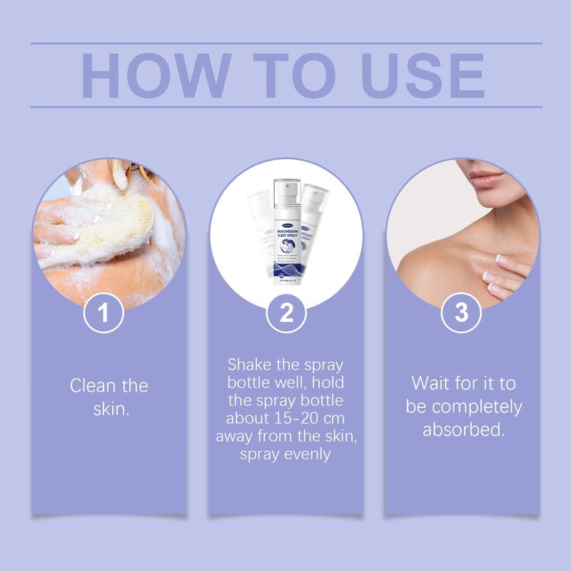 Product Introduction of Magnesium Oil Spray, Sleep Aid Spray, Stress Anxiety Relief Spray, Personal Care Product for Women & Men Daily Use, Body Care Product 17